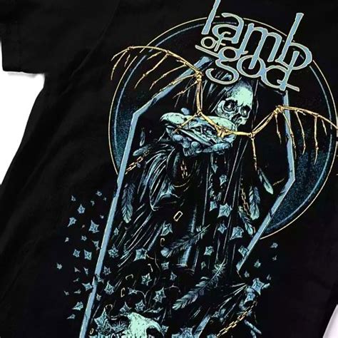 Kaos Band LAMB OF GOD Super Premium Hongkong Imported New L Kaos