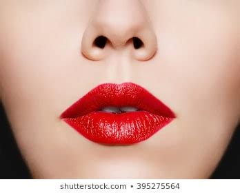 Sexy Lips Beauty Red Lip Makeup Stock Photo Edit Now