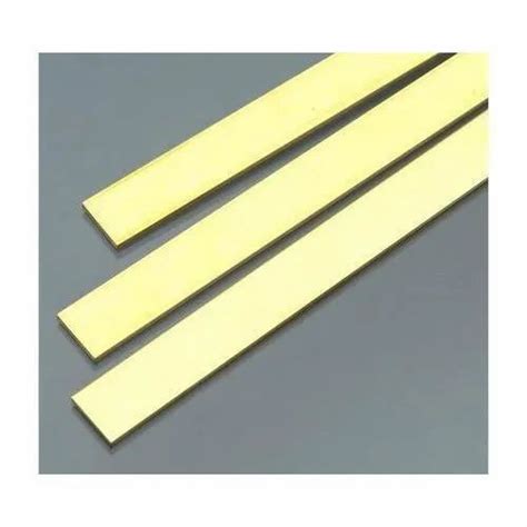 Golden Brass Strips For Hardware Fitting Rectangular At Best Price In Mumbai