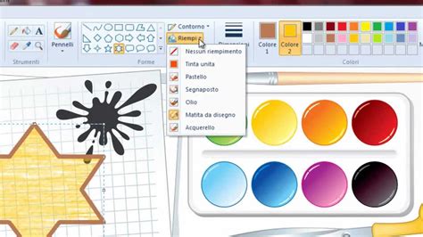 Microsoft Windows Paint Italiano Il Primo Disegno Con Il Pc Seconda