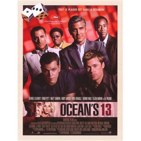 Oceans Thirteen Dvd Promotional Movie Poster - Walmart.com