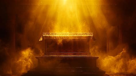 Premium Photo An Atmospheric Image Of The Ark Of The Covenant In The