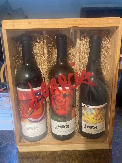 Jerry Garcia Wine Bottle Collection Etsy