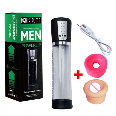 Usb Stretcher Recharging Electric Penis Vacuum Pump Automatic Enlarger