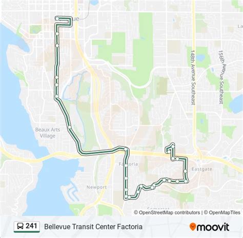 241 Route Schedules Stops And Maps Bellevue Transit Center Factoria