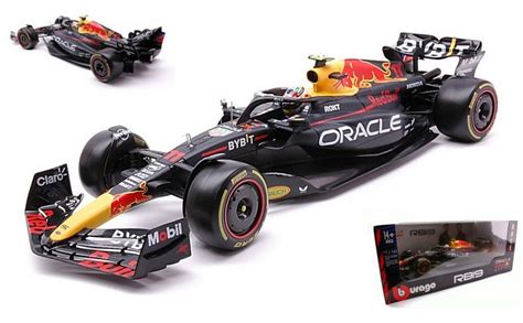 BURAGO 18003P Red Bull RB19 11 2023 Sergio Perez 1 18