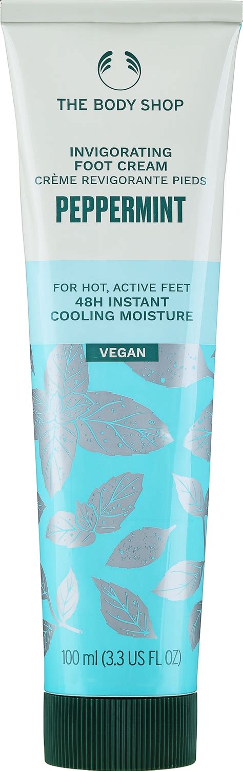 The Body Shop Peppermint Invigorating Foot Cream Tube Foot Cream