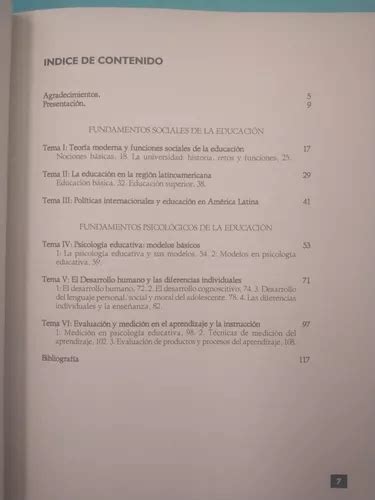 Fundamentos Sociales Y Psicológicos De La Educación En Venta En Tecámac