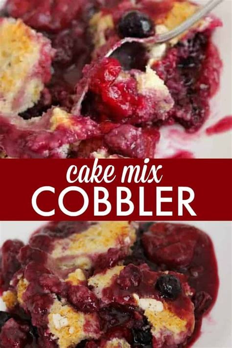 3 Ingredient Cake Mix Cobbler Simply Stacie Artofit