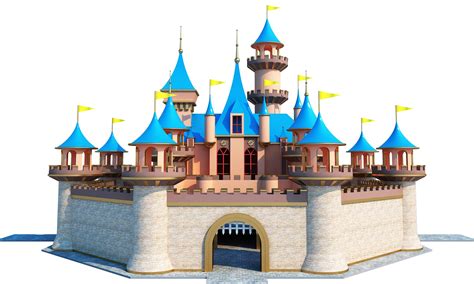 Castle House 3D Model - TurboSquid 1636165