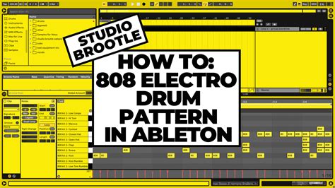 Electro Drum Patterns Studio Brootle