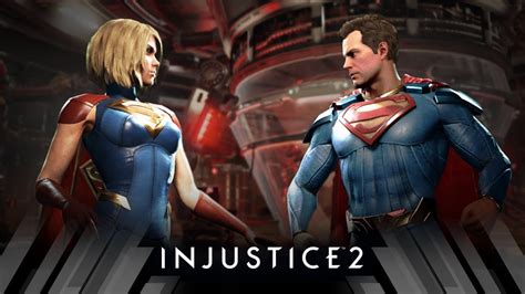 Supergirl Vs Superman Injustice 2 Ps4 Youtube