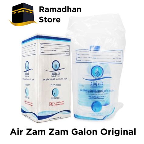 Jual AIR ZAM ZAM Galon 5 Liter Asli Original Shopee Indonesia