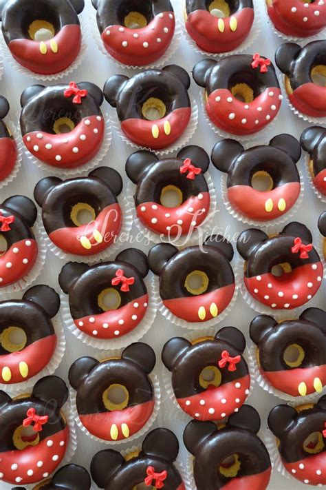 Mickey And Minnie Doughnut Cake By Serensskitchen088 Doughnut Cake