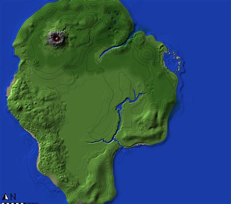 Isla Nublar Map Hd Background