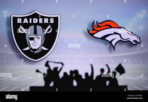 Las Vegas Raiders Vs Denver Broncos Fans Support On Nfl Game