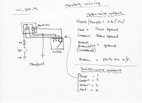 4 Wire Wiper Motor Wiring Diagram