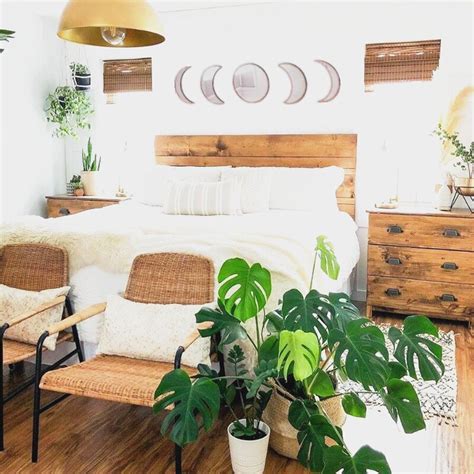 Conjunto de espejos de pared estilo bohemio decoración nórdica de fase