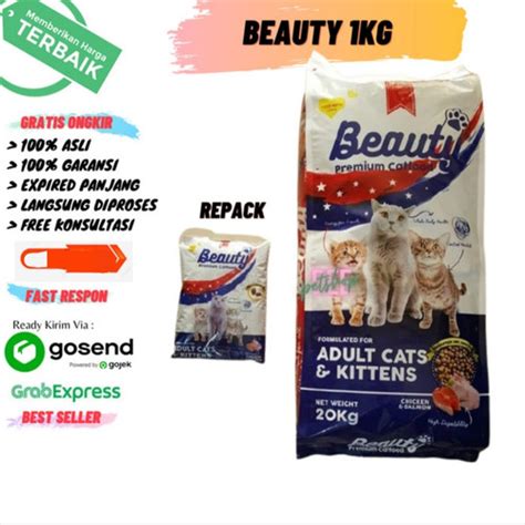 Jual Pakan Makanan Kucing Beauty Premium Catfood Adult Kitten Hair