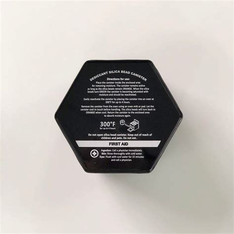 China Customized Self Indicating Orange Silica Gel With Steel Canister