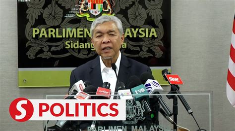 Zahid Says Confident Of Positive Outcome From Ros Over No Contest