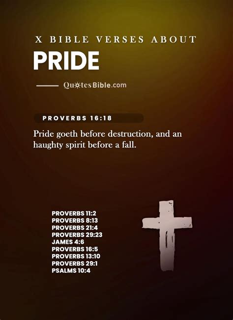 Bible Verses About Pride