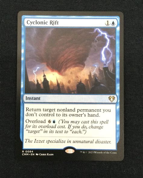 Cyclonic Rift MTG Proxy Commander Masters Proxy King