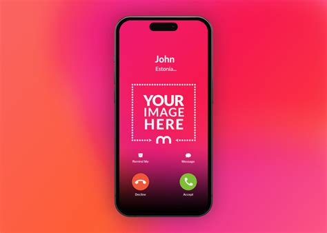 Blank Iphone Incoming Call Screen Template