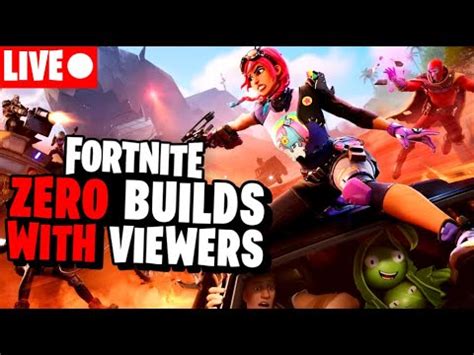 LIVE FORTNITE Solos Duos ZBs Builds FortniteLiveStream