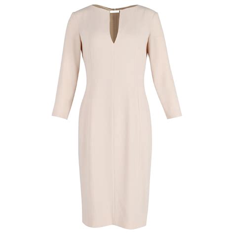 Robe Droite Joseph Gagner en Acétate Nude Acetate Fibre de cellulose Chair ref 687409 Joli Closet