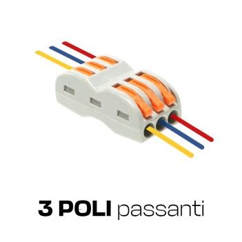 Morsettiera Elettrica Con Connettore Rapido Serrafilo Vie A V