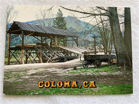 Replica Of Sutters Mill Coloma California Vintage Postcard Ebay