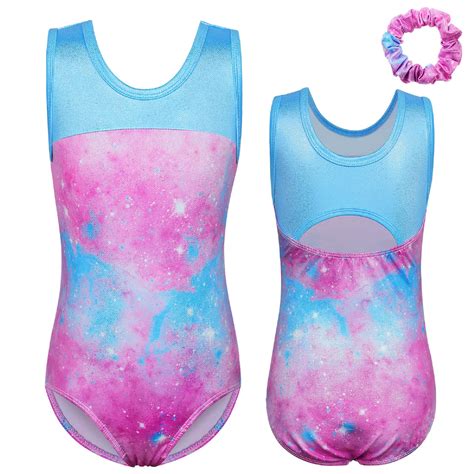 Baohulu Sparkle Diamond Gymnastics Leotard For Girls Sleeveless