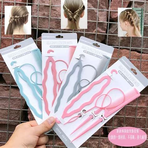 Pcs Set Hairstyle Maker Twist Braid Ponytail Tool Accessory Hairpin