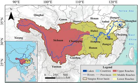 Yangtze River Map Location