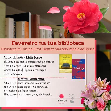 Fevereiro na tua biblioteca Câmara Municipal de Celorico de Basto