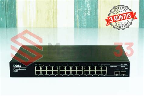 Jual Switch HUB GIGABIT 24 Port MERK DELL PowerConnect 2824 Di Lapak