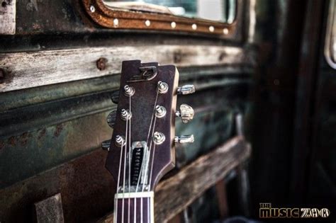 Cars And Guitars Vintage Ford Farm Truck And The Duesenberg Rusty Patina