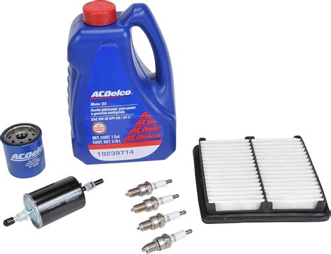 Kit de Afinación ACDelco para Matiz 2004 2015 5W30 SN Bujía de Cobre