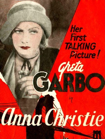 Anna Christie Greta Garbo Cinema Posters Greta