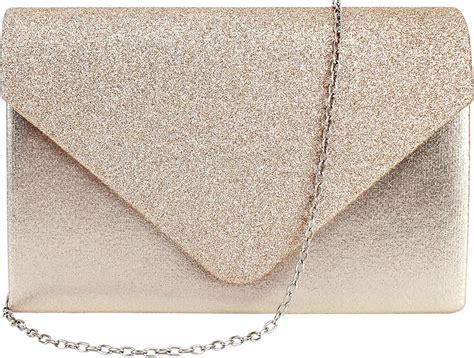 MEGAUK Damen Clutch Glitzer Elegant Abendtasche Glänzend Handtasche