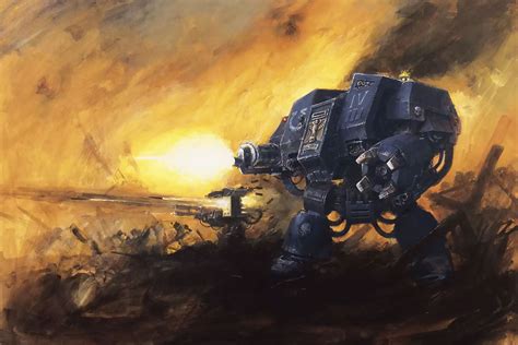 Dreadnought - Art by Alex Boyd - 40K Gallery