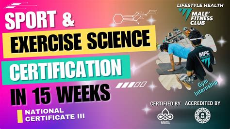 Sport And Exercise Science National Certificate Iii 2024 — Male