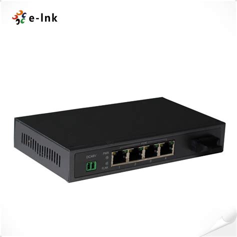 Commutateur Ethernet PoE 48V Fibre Gigabit 10 100 1000M Vers