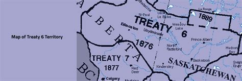 Treaty 6 Territory Map