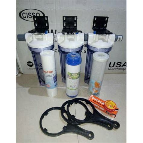 Jual Paket Filter Air Tahap Siap Pakai Nano Filter Gac Cto