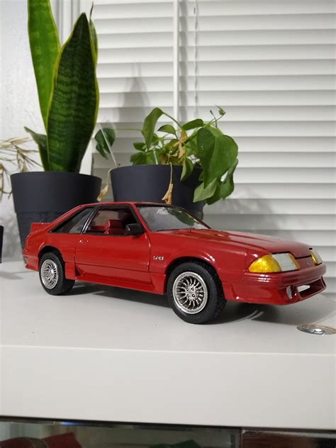 Ford Mustang Gt Plastic Model Car Vehicle Kit Scale