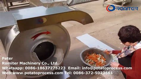 Automatic Carrot Stick And Potato Stick Cutting Machine For Uzbekistan