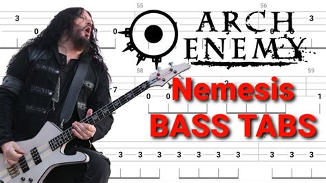 Arch Enemy Nemesis Bass Tabs Tutorial Lesson Youtube