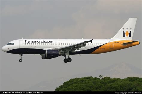 G OZBK Airbus A320 214 Monarch Airlines Wojtek Kmiecik JetPhotos